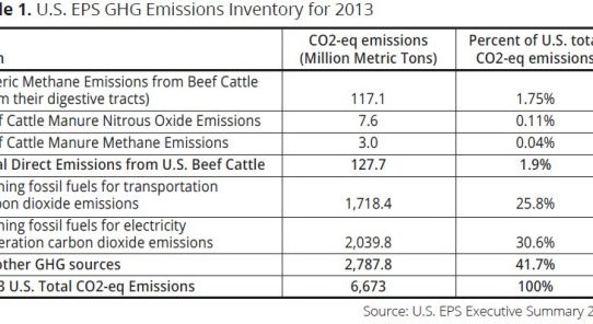 Would Removing Beef from the Diet Actually Reduce Greenhouse Gas Emissions?